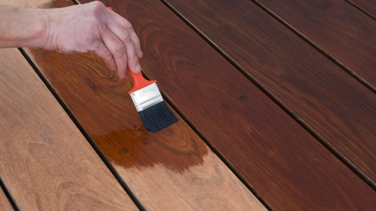 deck staining