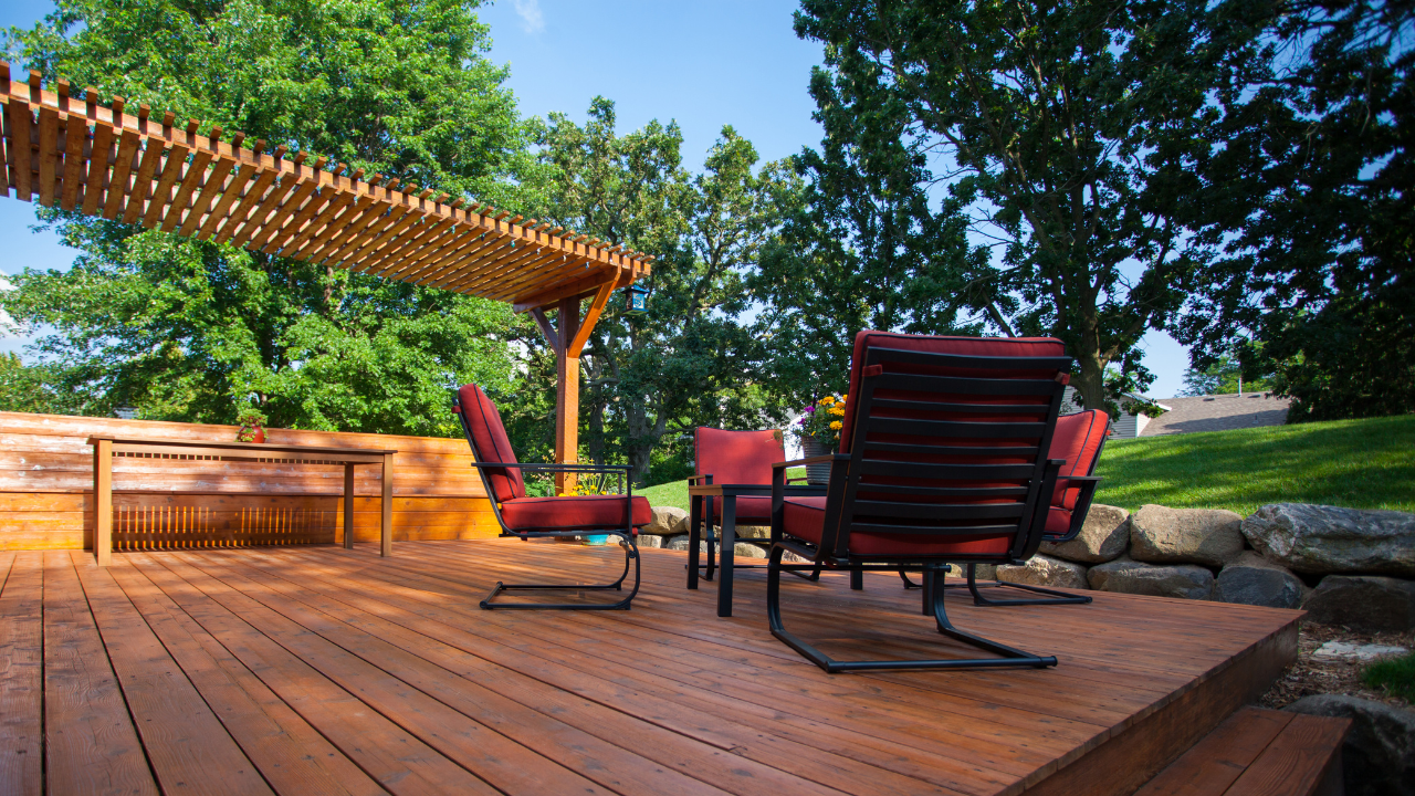 Orange County backyard patio