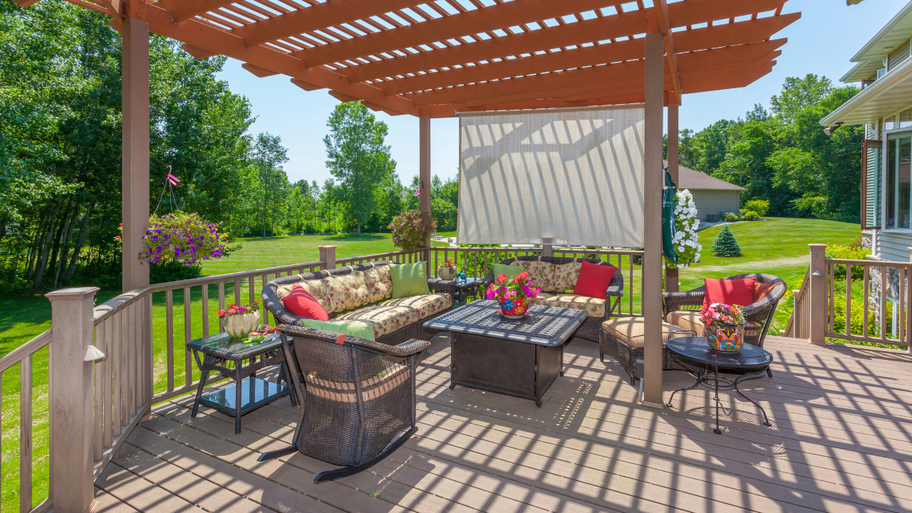 Orange County backyard patio